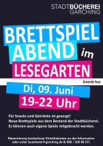 Brettspielabend Plakat Brettspielabend Plakat