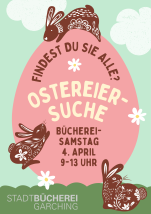 Plakat Bücherei-Samstag