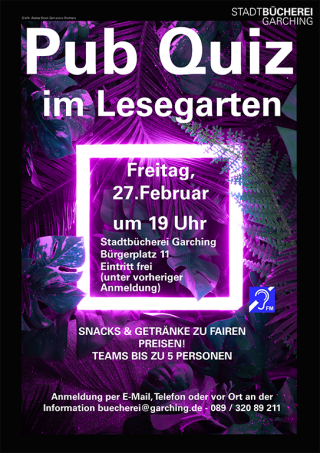 Plakat Pub Quiz 2026