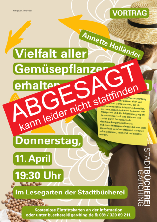 Plakat absage