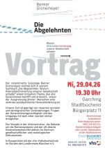 Vortrag Die Abgelehnten Plakat